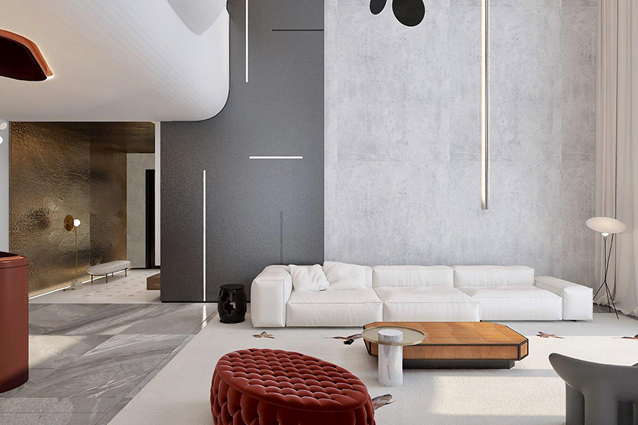 Solutions de portes en placage de peinture pour les projets de rénovation intérieure contemporaine