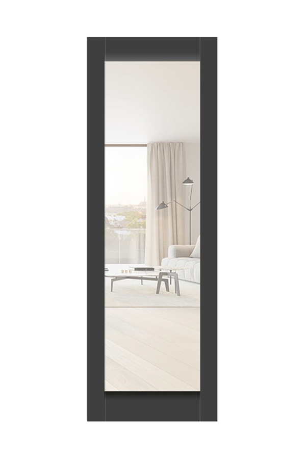 Porte coulissante intérieure moderne en verre de poche GG-05