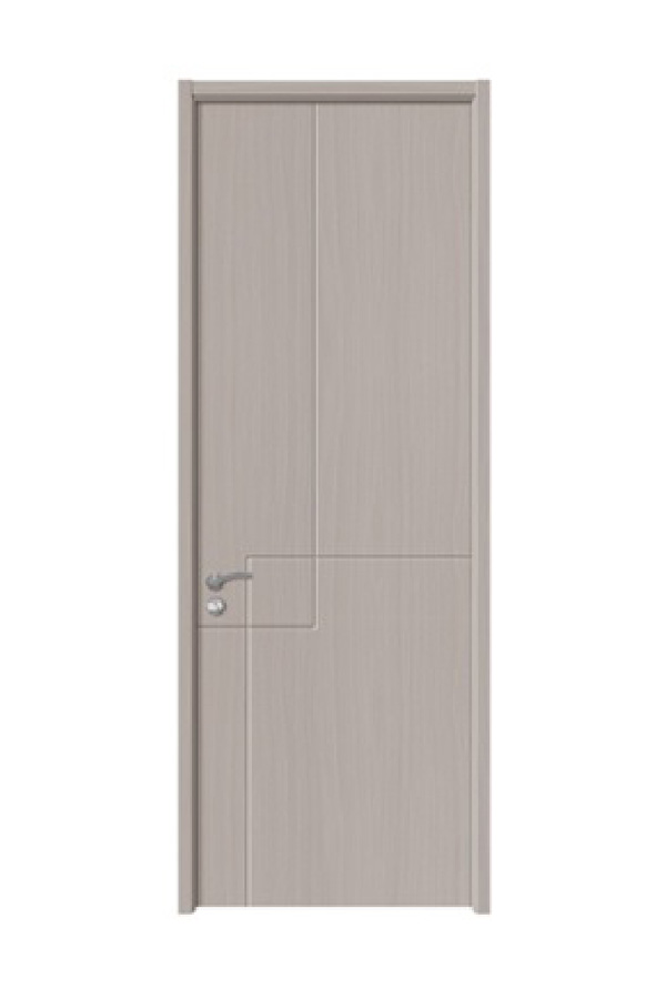 Porte MDF en PVC étanche à l'humidité pour chambre à coucher GY-P076