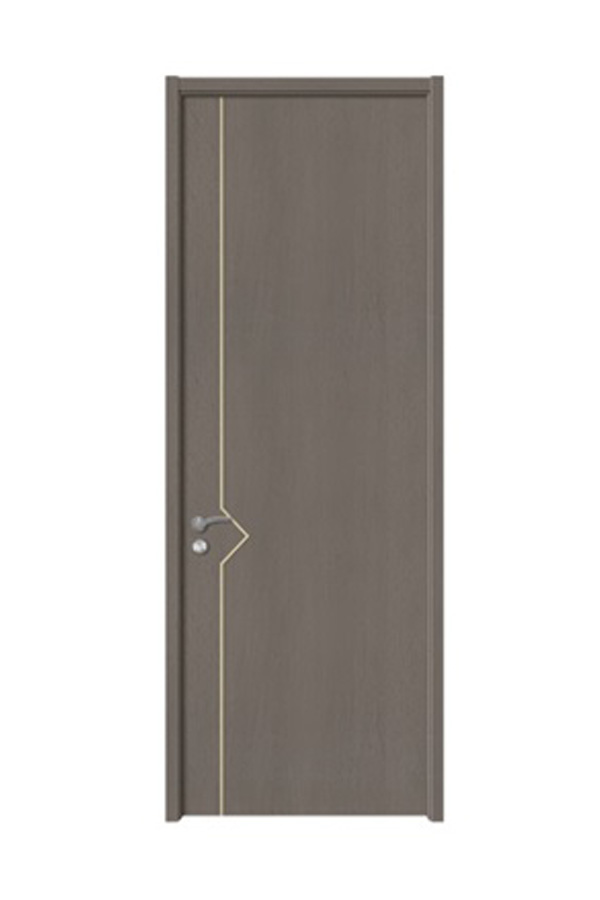 Porte d'appartement en bois MDF laminée par PVC intérieur GY-W036