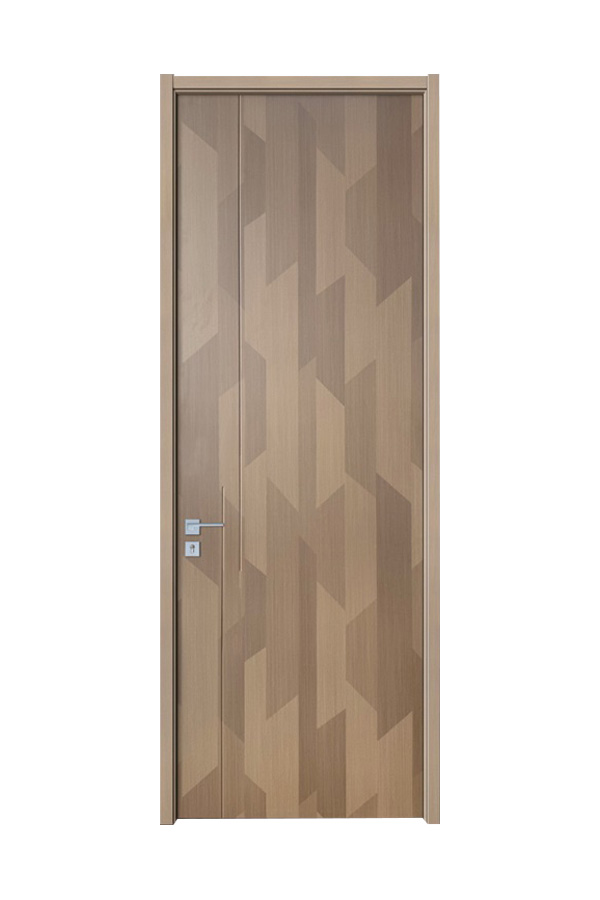 Porte intérieure en PVC en bois MDF pour pièce insonorisée GY-P081